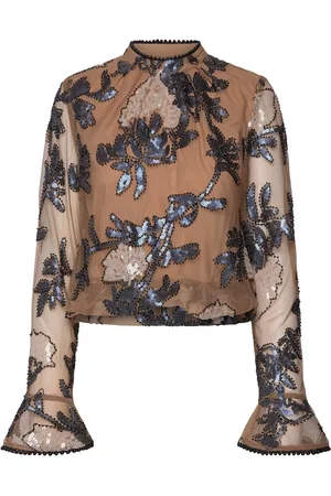 Munthe Serino Tops Blouses Long-sleeved Beige