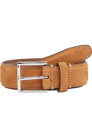 Tommy Hilfiger Hudson 3.0 Nubuck Accessories Belts Classic Belts Brown