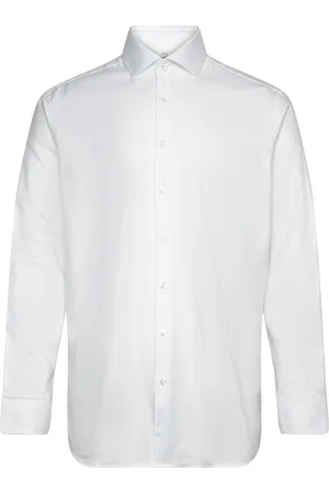 Seidensticker Spread Kent Ot Tops Shirts Business White
