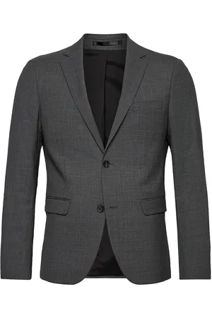 Lindbergh Superflex Blazer Suits & Blazers Blazers Single Breasted Blazers Grey
