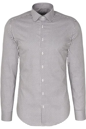 Seidensticker Business Kent Tops Shirts Business Navy