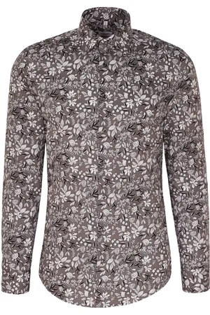Seidensticker Business Kent Tops Shirts Business Grey
