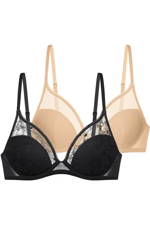Dorina Alma-2Pp Plunge Lingerie Bras & Tops Plunge Bras Multi/patterned