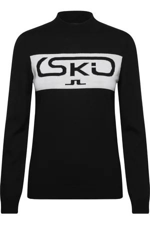 J Lindeberg Kelby Knitted Sweater Sport Women Sport Clothing Sport Sweat-shirts & Hoodies Sport Knitwear Black