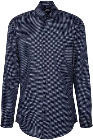 Seidensticker Business Kent Tops Shirts Business Navy