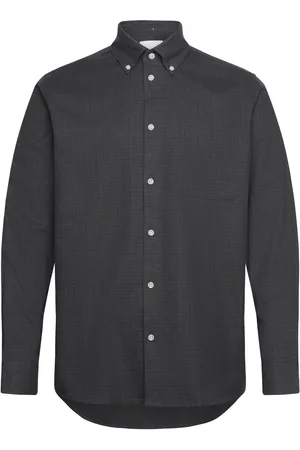 Les Deux Kent Check Shirt 2.0 Tops Shirts Casual Navy