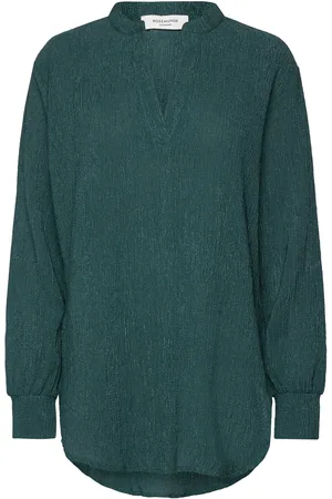 Rosemunde Borneo Tunic Tops Shirts Long-sleeved Green