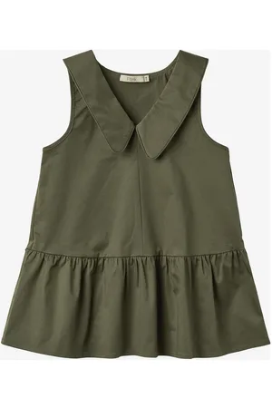 Fliink Karl Johan Spencer Dress Dresses & Skirts Dresses Casual Dresses Sleeveless Casual Dresses Green