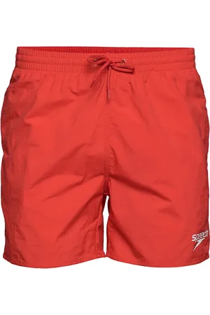 Speedo Mens Essential 16" Watershort Sport Shorts Red