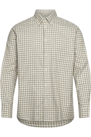 Les Deux Kent Check Shirt 2.0 Tops Shirts Casual Cream