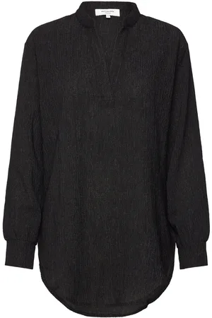 Rosemunde Borneo Tunic Tops Shirts Long-sleeved Black