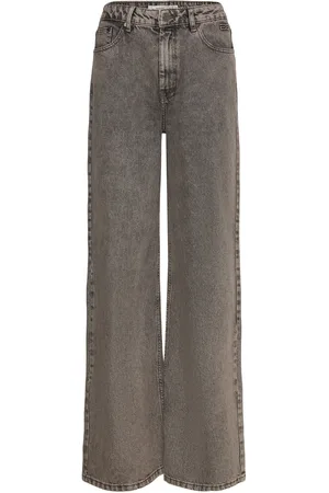 Gestuz Brendagz Hw Wide Jeans Bottoms Trousers Wide Leg Brown