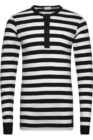 JBS of Denmark Mn X Jbs Of Dk Grandad Underwear Night & Loungewear Pyjama Tops Black