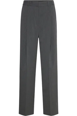 Stylein Boville Trousers Bottoms Trousers Wide Leg Grey