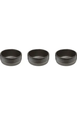 aida Raw Metallic Brown - Mini Skål 3 Stk D7,5 X H3,8 Cm Gaveæske Home Tableware Bowls & Serving Dishes Serving Bowls Brown