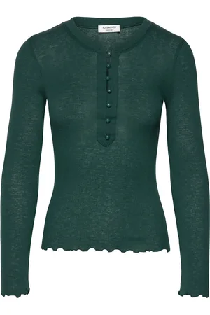 Rosemunde Burlington Ls T-Shirt Tops T-shirts & Tops Long-sleeved Green