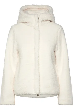 Ella&il Karly Teddy Jacket Outerwear Faux Fur White