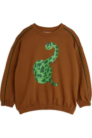 Mini Rodini Snake Sp Sweatshirt Tops Sweat-shirts & Hoodies Sweat-shirts Brown
