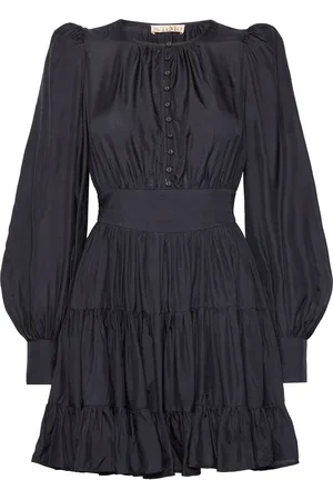 by Ti Mo Viscose Mini Dress Lyhyt Mekko Black