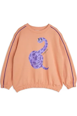 Mini Rodini Snake Sp Sweatshirt Tops Sweat-shirts & Hoodies Sweat-shirts Pink