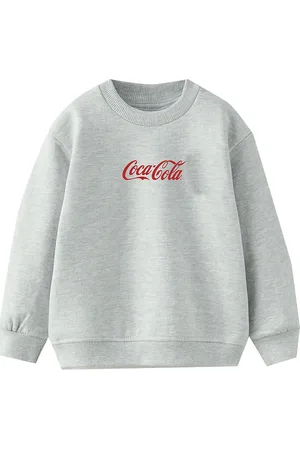 LMTD Nlnsky Cocacola Sweat Bru Bfu Tops Sweat-shirts & Hoodies Sweat-shirts Grey