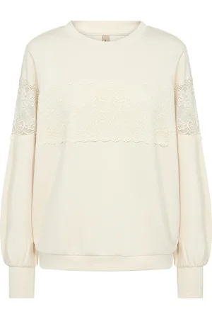 soyaconcept Sc-Banu Tops Sweat-shirts & Hoodies Sweat-shirts Cream