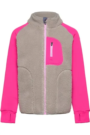 Color Kids Fleece Jacket Outerwear Fleece Outerwear Fleece Jackets Pink