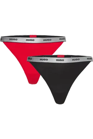 HUGO BOSS Fivepack String Gift Stringit Alusvaatteet Black