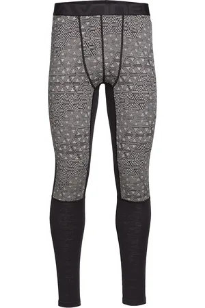 Bula Geo Merino Wool Pants Bottoms Base Layer Bottoms Grey