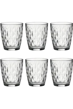 aida Mosaic Glasses - Clear 6 Pcs. 34 Cl Sleeve Packing Home Tableware Glass Drinking Glass Nude