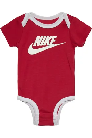 Nike C1-Bodysuit+Hat+Bootie Bodysuits Short-sleeved Red