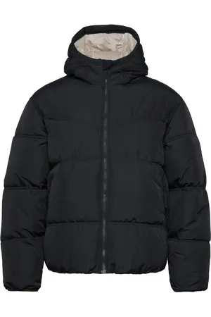 Hollister Hco. Guys Outerwear Vuorillinen Takki Topattu Takki Black