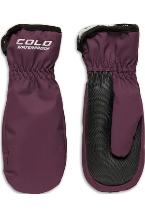Cold Soft Shell Mitten Jr Accessories Gloves & Mittens Mittens Burgundy