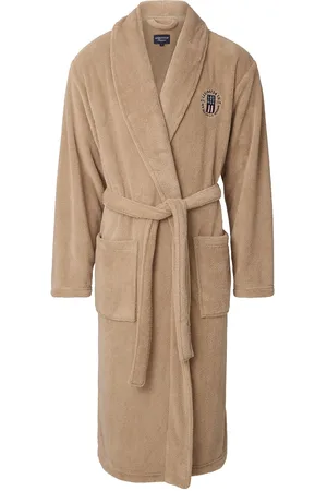Lexington Lesley Fleece Robe Home Textiles Bathroom Textiles Robes Beige