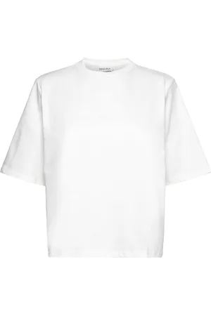 By Malina Boxy T-Shirt Tops T-shirts & Tops Short-sleeved White