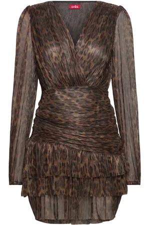 Crās Angelcras Dress Lyhyt Mekko Brown