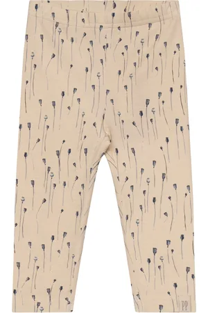 Petit Piao Legging Printed Bottoms Leggings Beige