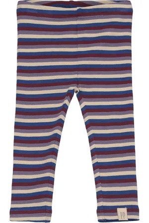 Petit Piao Legging Modal Multi Striped Bottoms Leggings Multi/patterned