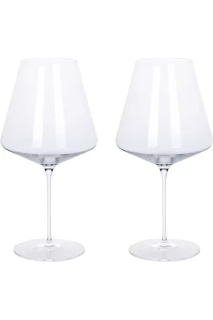 aida Ultima Mouthblown Crystal Glass Bourgogne 840 Ml. 2 Pcs. Giftbox Home Tableware Glass Wine Glass Red Wine Glasses Nude