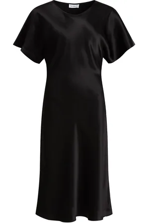 Ivo Nikkolo Acetate-Blend Dress, Diago Polvipituinen Mekko Black