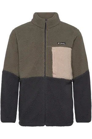 Columbia Mountainside Heavyweight Fleece Sport Sweat-shirts & Hoodies Fleeces & Midlayers Khaki Green