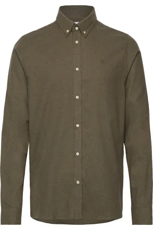 Les Deux Desert Reg Shirt Tops Shirts Casual Green