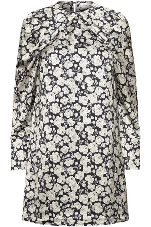 By Malina Evie Straight Fit Mini Dress Lyhyt Mekko Black