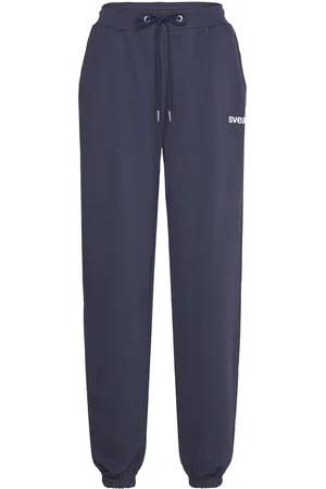Svea Swcowen Sweat Pants Bottoms Sweatpants Navy