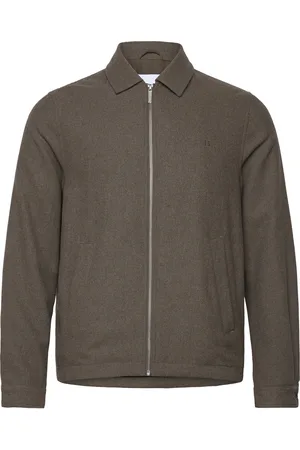 Les Deux Como Coach Wool Jacket Villakangastakki Brown