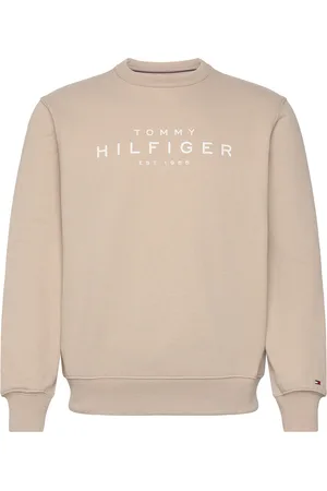 Tommy Hilfiger Sweatshirt Tops T-shirts Long-sleeved Beige
