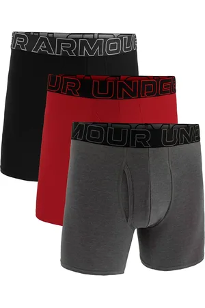 Under Armour Ua Performance Cotton - Solid 6 In 3Pk Bokserit White
