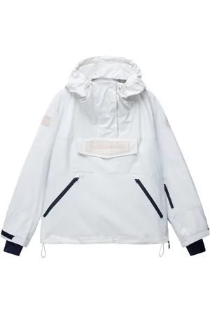 Napapijri Rainforest Ice Anorak Jacket Outerwear Jackets Anoraks White