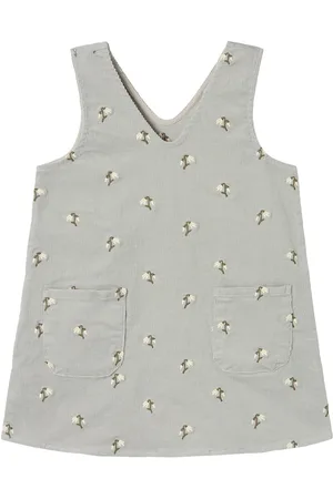 Lil Atelier Nmfnelly Sl Cord Spencer 1119-Hc S Lil Dresses & Skirts Dresses Casual Dresses Sleeveless Casual Dresses Grey