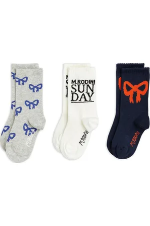 Mini Rodini Bow 3-Pack Socks Socks & Tights Socks Multi/patterned